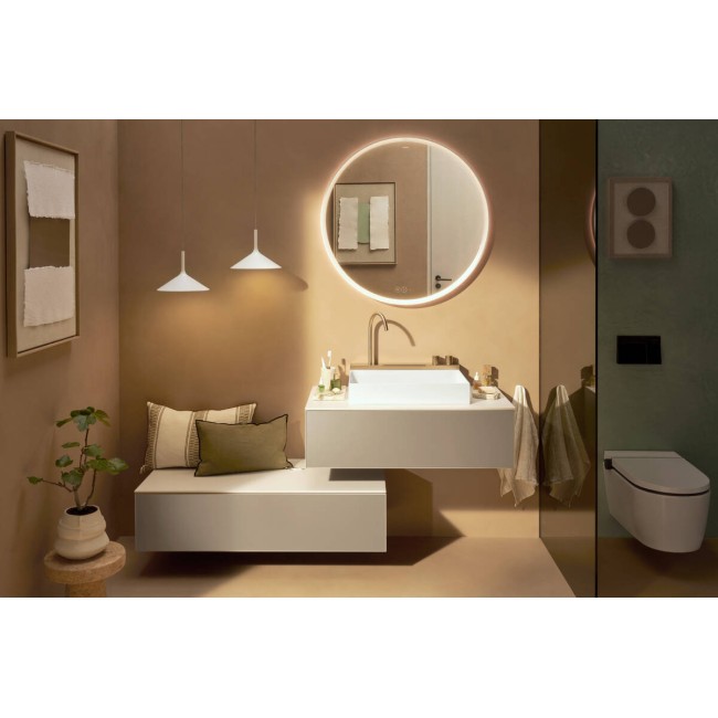 Умывальник 580/475 с хромированным смесителем hansgrohe Avalegra AquaUnit QuickClean+, 22472140