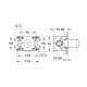 GROHE SPA GROHE Rapido C Встраиваемый вентиль на один выход (35028000)