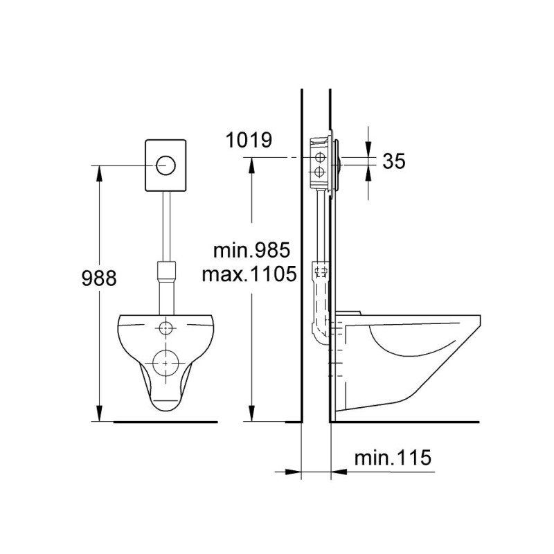 Grohe Skate Накладная панель (37547SH0)