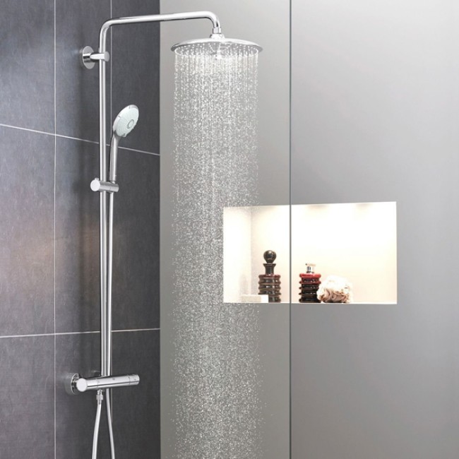 Grohe Euphoria System 260 Душевая система с термостатом для настенного монтажа (27296002)