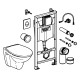Grohe Solido Perfect Набор 4-в-1 с подвесным унитазом. (39192000)