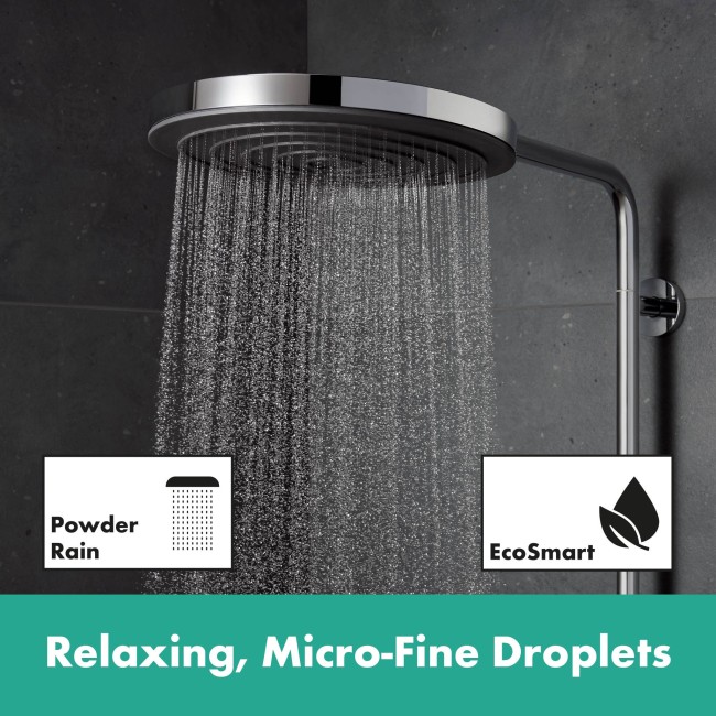 Душова система hansgrohe Pulsify S Puro Showerpipe EcoSmart 260 1jet з термостатом 24232000 хром