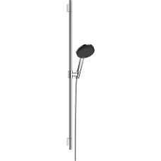 Душовий набір hansgrohe Raindance Alive Select S, Ecosmart 24603000 зі стійкою Unica S Puro 90, хром