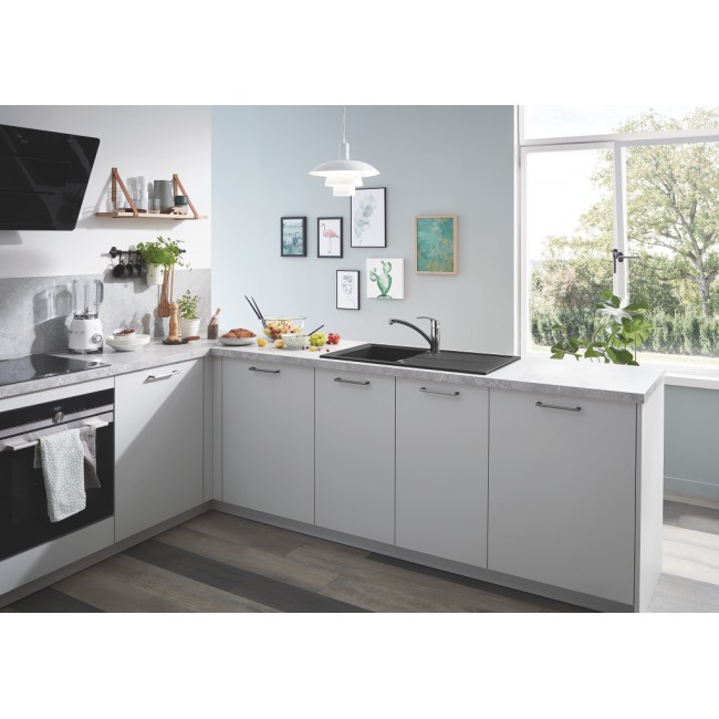 Grohe Мийка для кухні 860 х 500 мм, Granite Black (31640AP0)