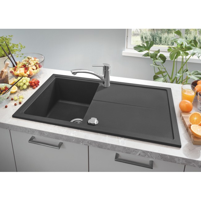 Grohe Мийка для кухні 860 х 500 мм, Granite Black (31640AP0)