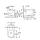 Grohe Подвесной унитаз Euro Ceramic с открытыми креплениями (39538000)