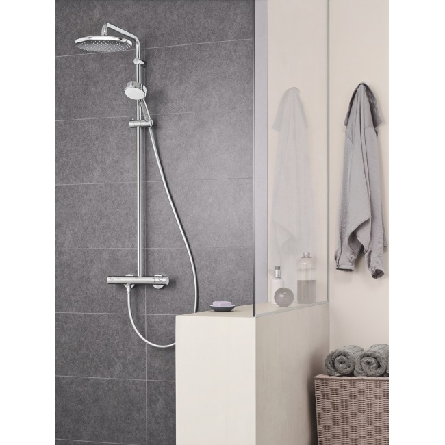 Grohe Tempesta Cosmopolitan System 250 Душевая система с термостатом для настенного монтажа (26670000)