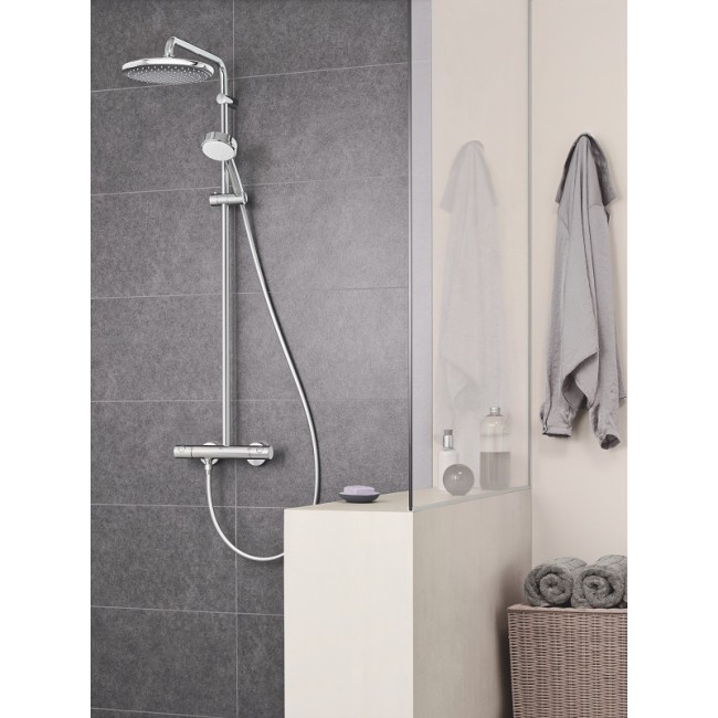 Grohe Tempesta Cosmopolitan System 250 Душевая система с термостатом для настенного монтажа (26670000)