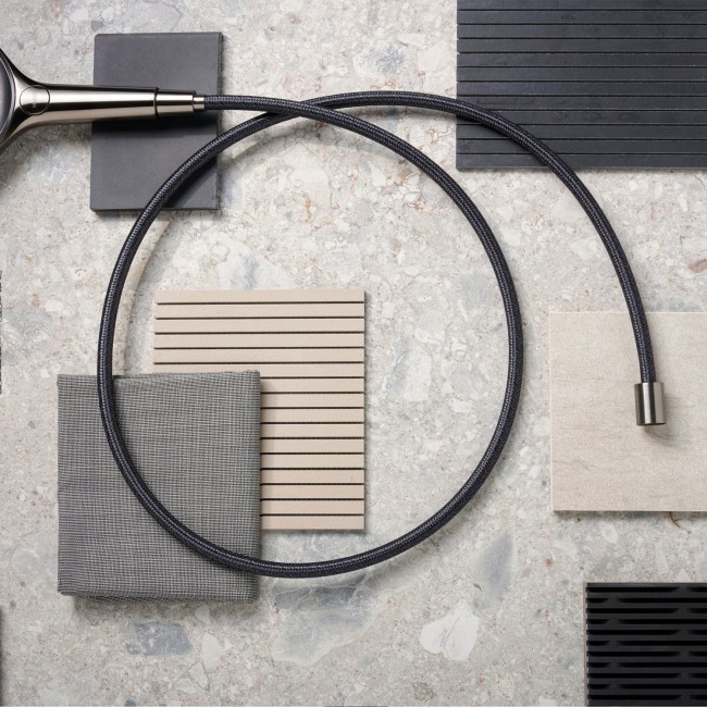 Душовий шланг hansgrohe Designflex 175 см, 28240340 чорний матовий хром