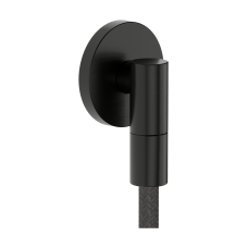 Шланговое подсоединение hansgrohe FixFit Fine S с обратным клапаном, 28882340 черный матовый хром