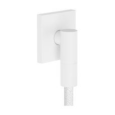 Шланговое подсоединение hansgrohe FixFit Fine E с обратным клапаном, 28883700 белый матовый