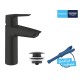 Grohe QuickFix Start Смеситель однорычажный для раковины M-Size + нажимной донный клапан (235752432)