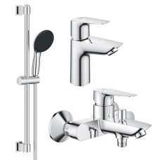 Grohe Набiр змiшувачiв QuickFix Start Edge 3 в 1 для ванни (UA202501SE)