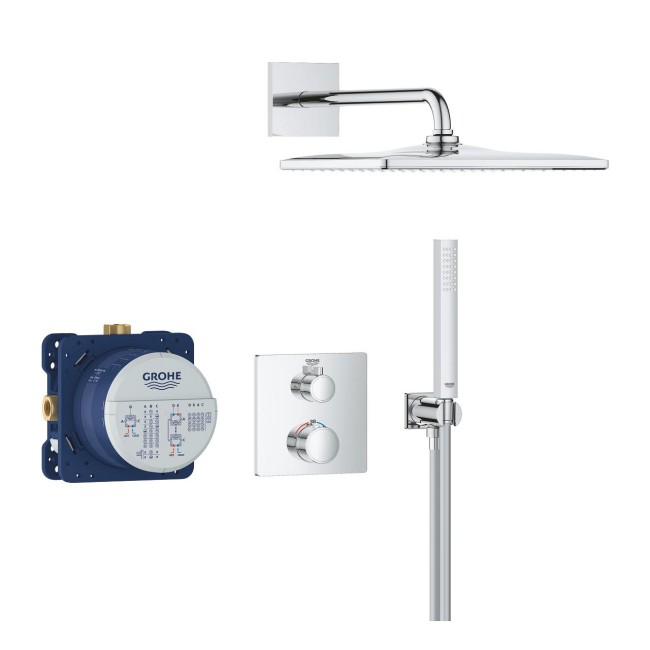 Grohe Grohtherm Прихована душова система з Rainshower Mono 310 Cube (34870000)