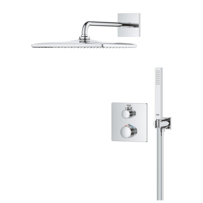 Grohe Grohtherm Прихована душова система з Rainshower Mono 310 Cube (34870000)