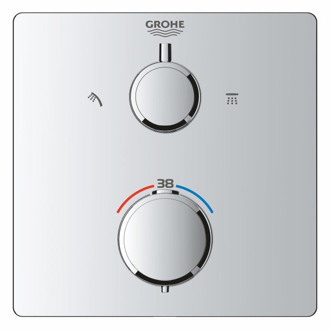 Grohe Grohtherm Прихована душова система з Rainshower Mono 310 Cube (34870000)