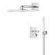 Grohe QuickFix Precision SmartControl Скрытая душевая система с Vitalio SmartActive 310 Cube (34875000)
