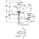 Grohe Eurosmart Одноважільний змішувач для раковини M-Size (233222433)