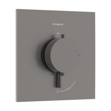 Термостат скрытого монтажа hansgrohe Ecostat Comfort E 1 function, 33710340 черный матовый хром