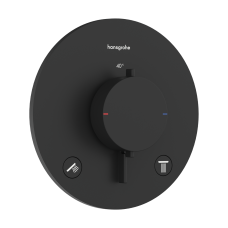 Термостат скрытого монтажа hansgrohe Ecostat Comfort S 2 function, 33715670 черный матовый