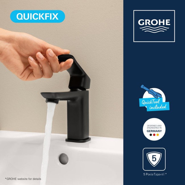 Grohe Dice Одноважільний змішувач для раковини  S-розміру (1018562430)