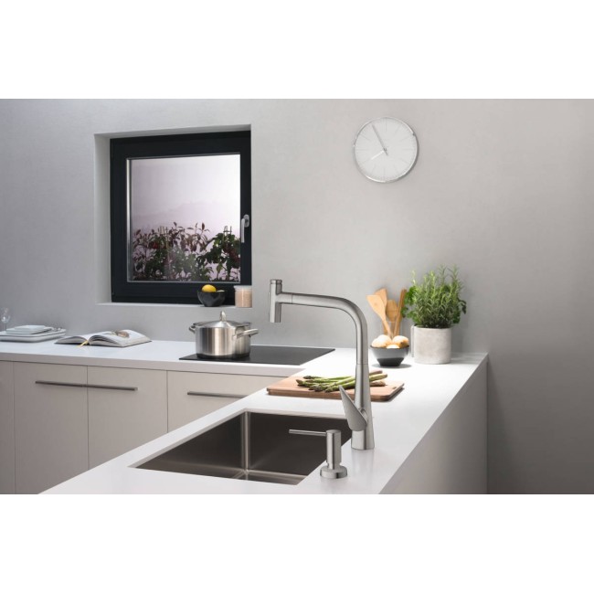 Диспенсер для жидкого мыла hansgrohe A51 40448800 под сталь