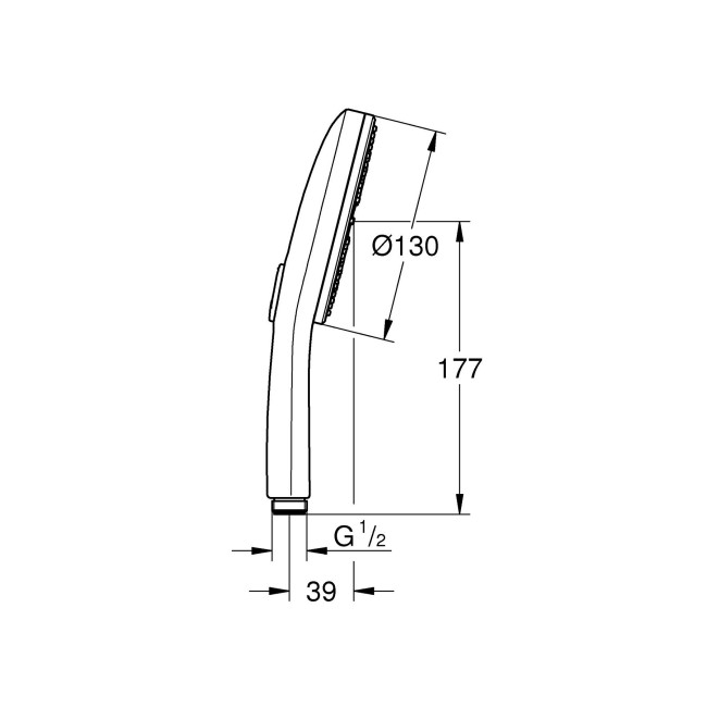 GROHE SPA Rainshower Aqua Ручной душ, 3 режима струи (101676KI00)