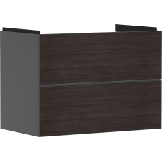 Тумба Xevolos E 780/475, с двумя выдвижными ящиками, 54180730 Slate Matt Grey / Dark Oak