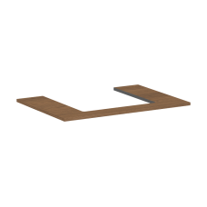 Консоль 780/550 Xilesa E з вирізом посередині для накладної раковини, 54269550 Cashmere Oak