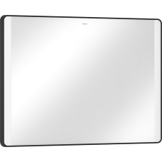 Зеркало Xarita Lite Q 1000 / 700 с боковыми LED светильниками, черный матовый 54964670