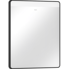 Зеркало Xarita Lite Q 600/30 с LED подсветкой и ИК-датчиком, черный матовый 54970670