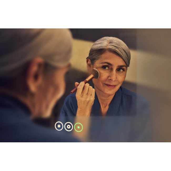 Зеркало Xarita E 1600 / 700 с LED подсветкой и датчиком прикосновения, белый матовый 54983700