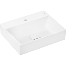 Накладний умивальник 600/480 Xevolos E з отвором під змішувач, без переливу, 61094450 SmartClean