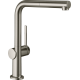 Смеситель hansgrohe Talis M54 для кухонной мойки с выдвижным душем, под сталь 72809800