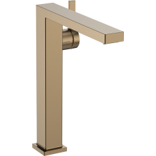 Смеситель hansgrohe Tecturis E CoolStart для раковины с донным клапаном push-open 73073140 бронза