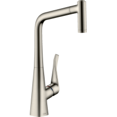 Смеситель hansgrohe Metris M71 для кухонной мойки, под сталь 73801800