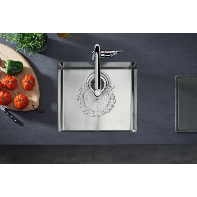 Смеситель hansgrohe Metris M71 для кухонной мойки, под сталь 73801800