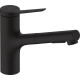 Змішувач hansgrohe Zesis M33 з витяжним душем для кухонної мийки, чорний матовий 74800670