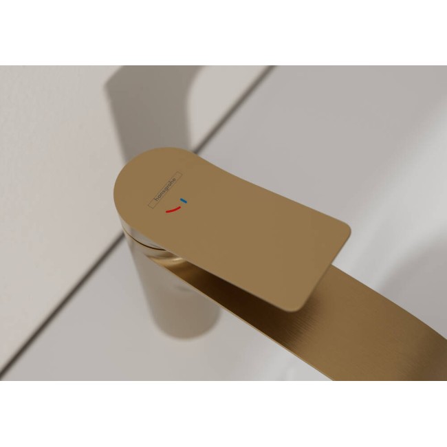 Змішувач hansgrohe Vivenis для раковини без зливного гарнітура, бронза матова 75015140