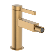Смеситель hansgrohe Finoris для биде со сливным набором, бронза матовый 76200140