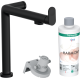 Змішувач hansgrohe Aqittura M91 FilterSystem 240 для кухонної мийки, чорний матовий 76802670