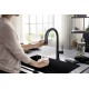 Змішувач hansgrohe Aqittura M91 SodaSystem 210 для кухонної мийки, чорний матовий 76836670