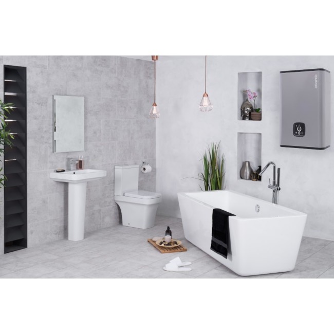 Водонагреватель бытовой электрический Atlantic Vertigo Steatite WI-FI 50 ES-MP0402F220-S WD (2250W) silver