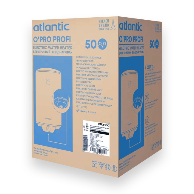 Водонагреватель бытовой электрический Atlantic Opro Profi VM 050 D400S (1500W)