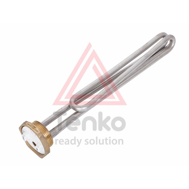 Тэн 4,0 кВт, гайка, гнутый, без анода