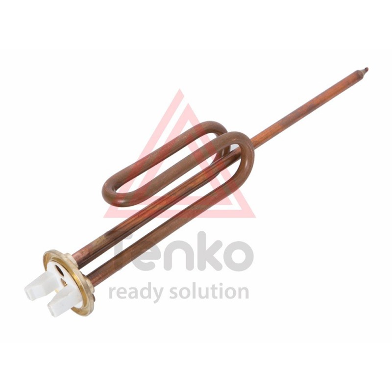 Тэн 2,5 кВт, фланец, гнутый, под анод М6, под заказ