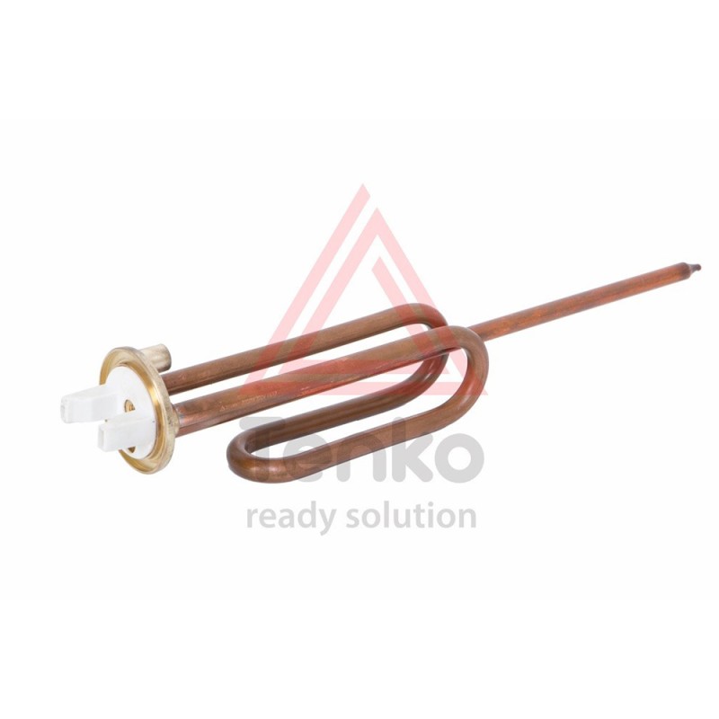 Тэн 2,5 кВт, фланец, гнутый, под анод М6, под заказ