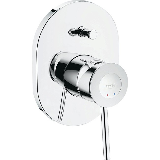 Grohe BauClassic Смеситель однорычажный для ванны, скрытый монтаж (29047000)