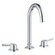 Grohe Concetto Смеситель для раковины на три отверстия,  L-Size (20216001) Grohe Concetto Смеситель для раковины на три отверстия,  L-Size (20216001)