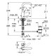 Grohe Essence Смеситель однорычажный для раковины L-Size (32628001)